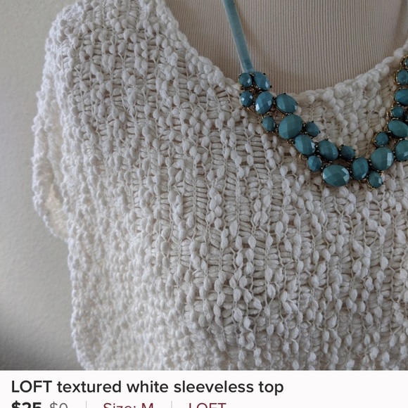 White textured top - Picture 4 of 5